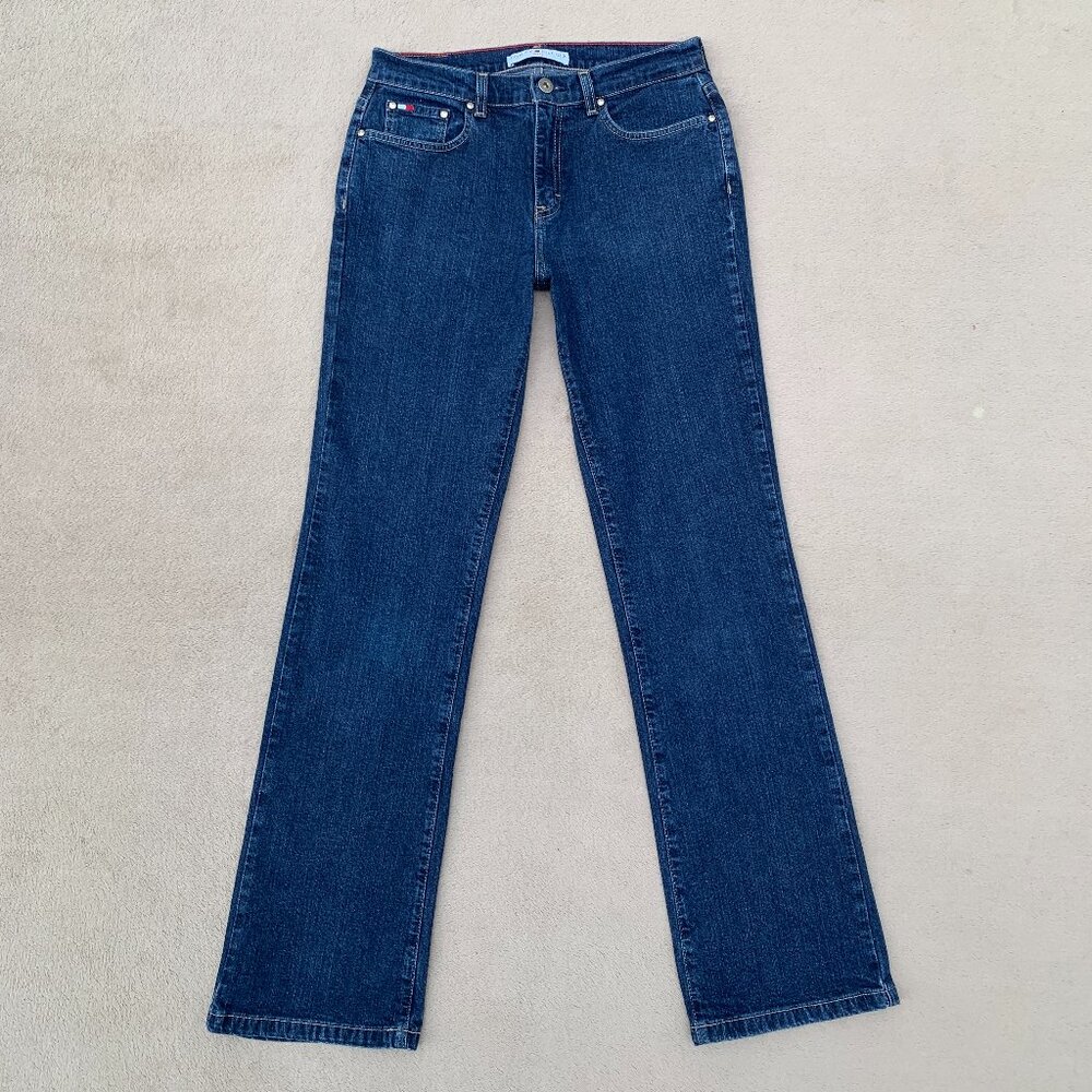 Tommy Hilfiger Mid Rise Hipster Boot Jeans Sz4
